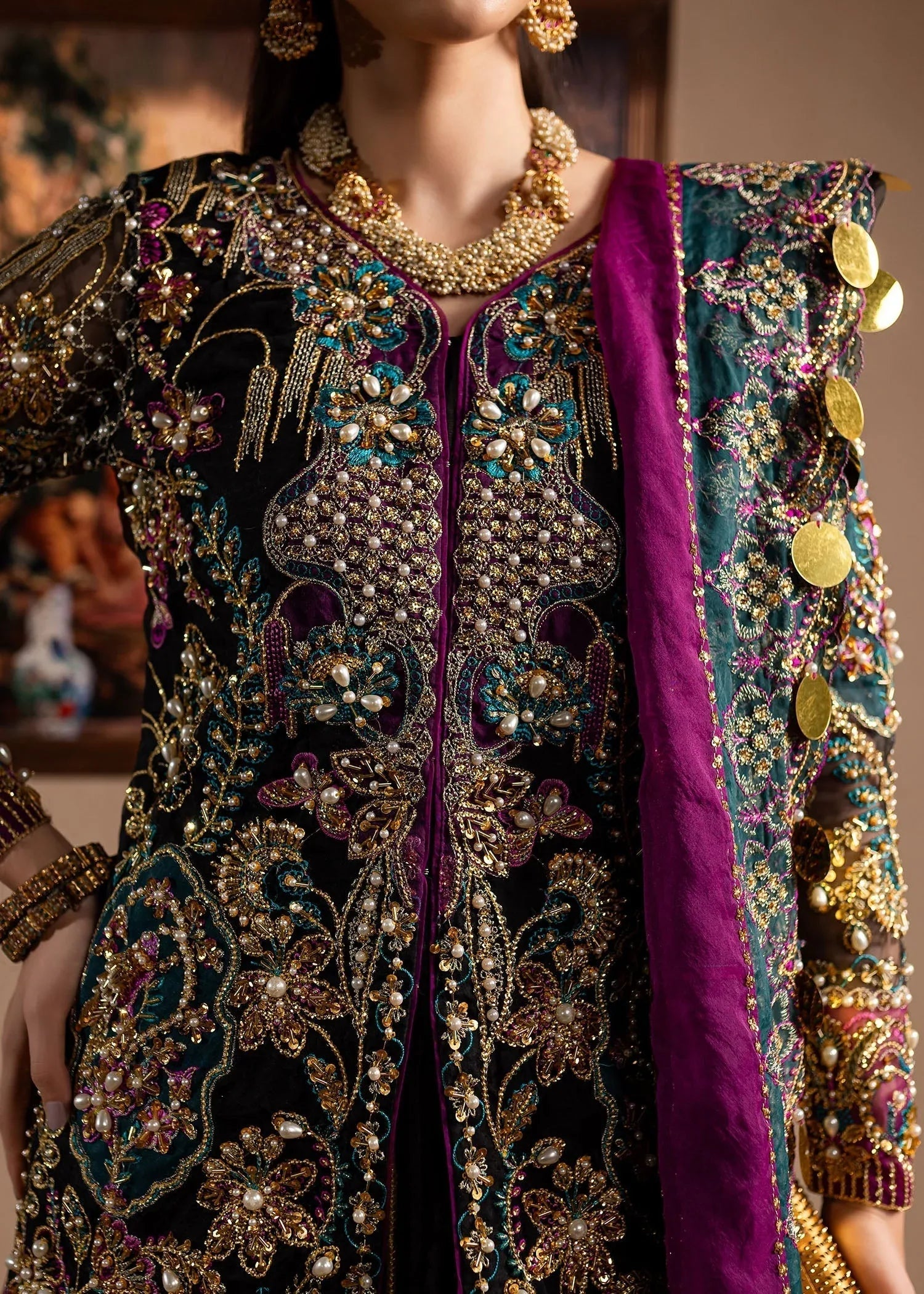 Maria Osama Khan | Lamhay Wedding Festive | Zumar - Aqsa Fabrics