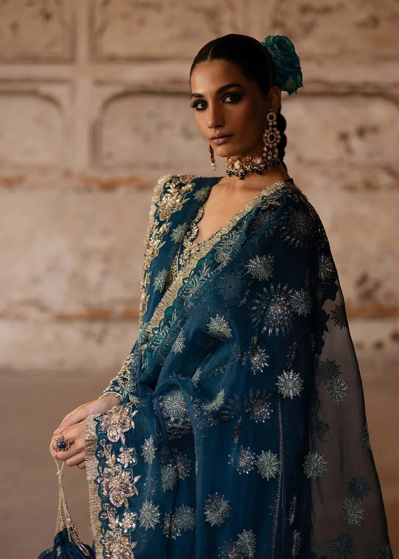 Akbar Aslam | Dastaan Luxury Formals | Zinia - Aqsa Fabrics