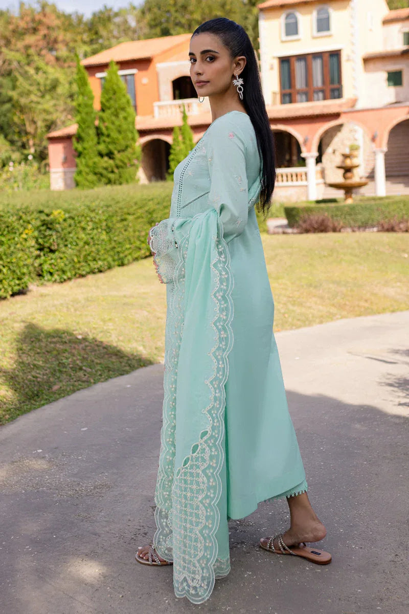 Qalamkar | Q Line Lawn 25 | QM-13 Helen - Aqsa Fabrics