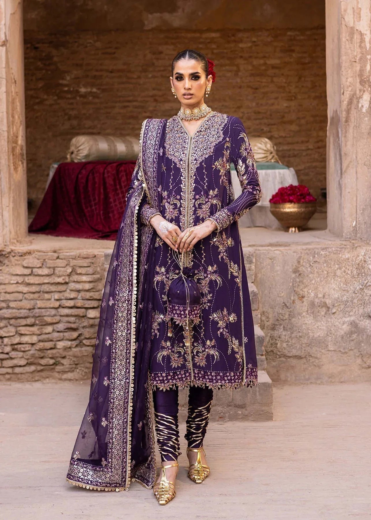 Akbar Aslam | Dastaan Luxury Formals | Haniye - Aqsa Fabrics