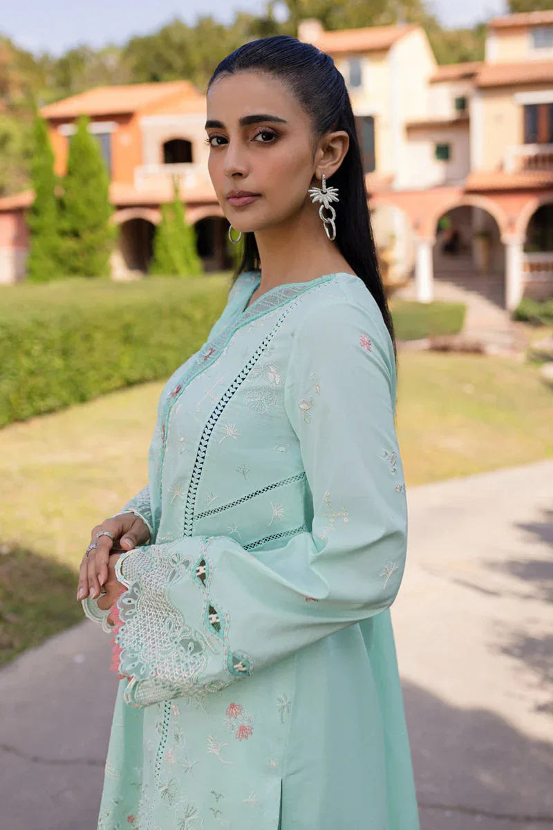 Qalamkar | Q Line Lawn 25 | QM-13 Helen - Aqsa Fabrics