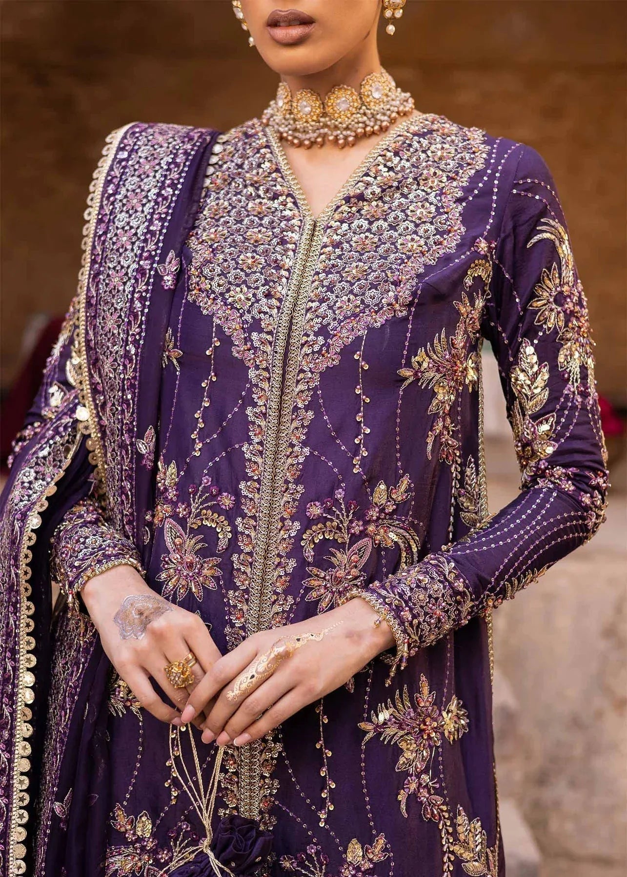 Akbar Aslam | Dastaan Luxury Formals | Haniye - Aqsa Fabrics