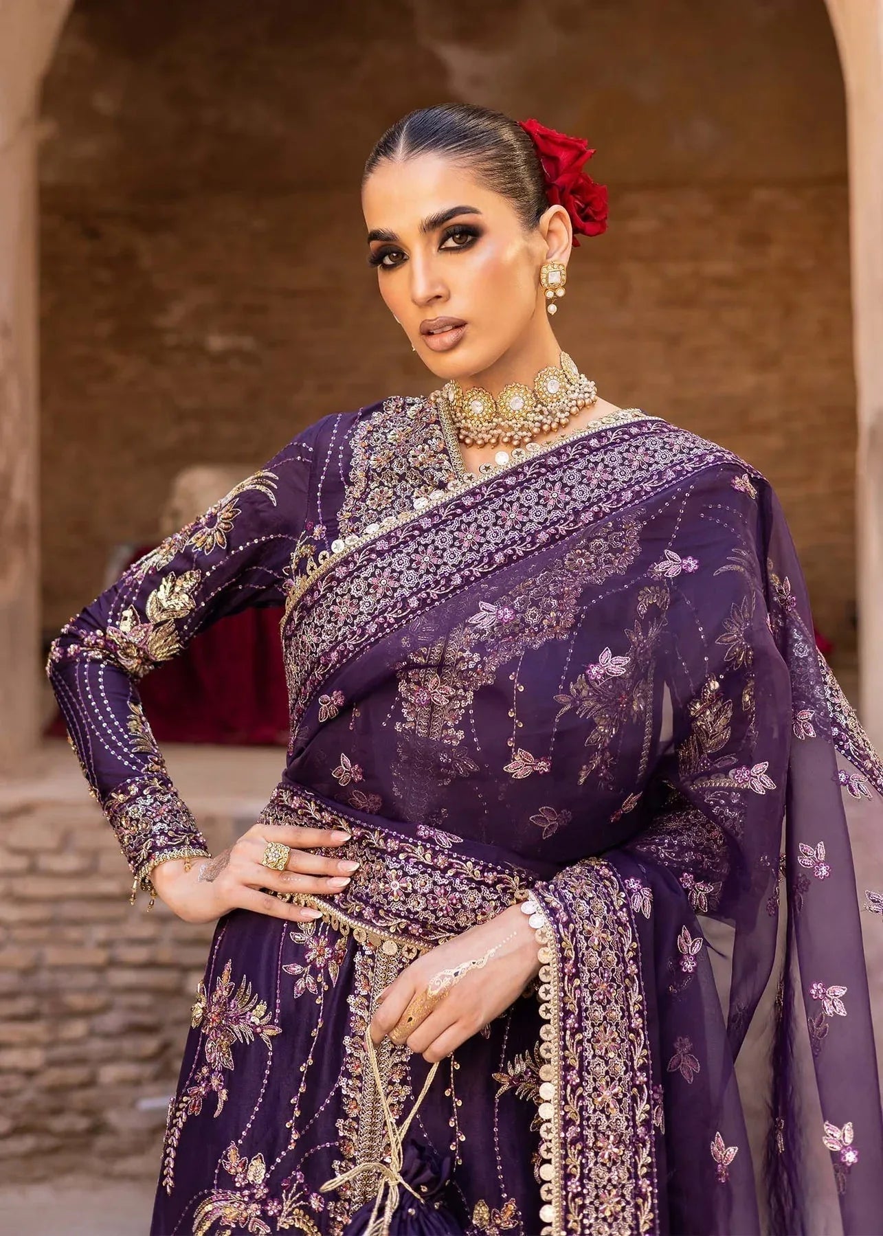 Akbar Aslam | Dastaan Luxury Formals | Haniye - Aqsa Fabrics