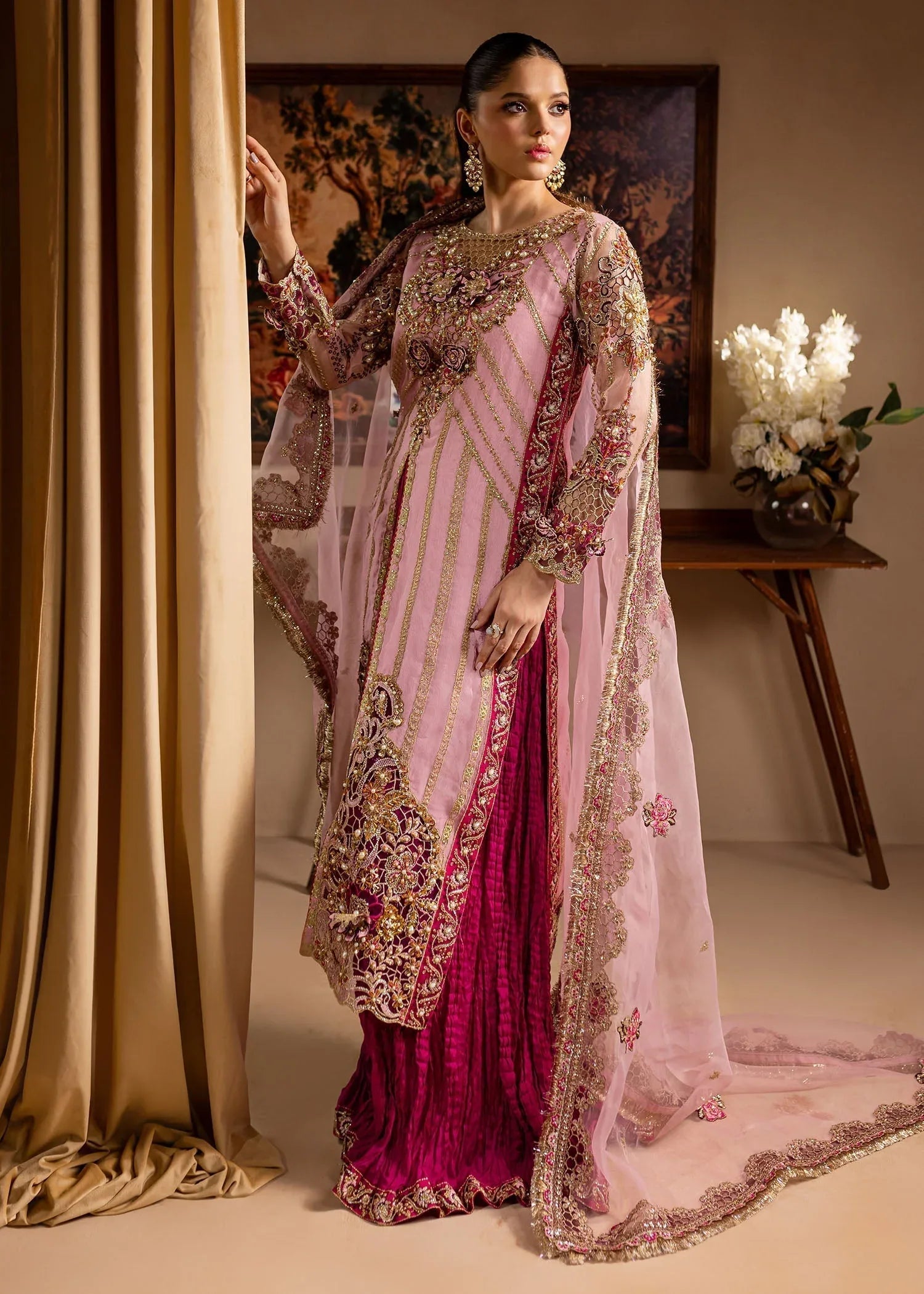 Maria Osama Khan | Lamhay Wedding Festive | Zarmina - Aqsa Fabrics