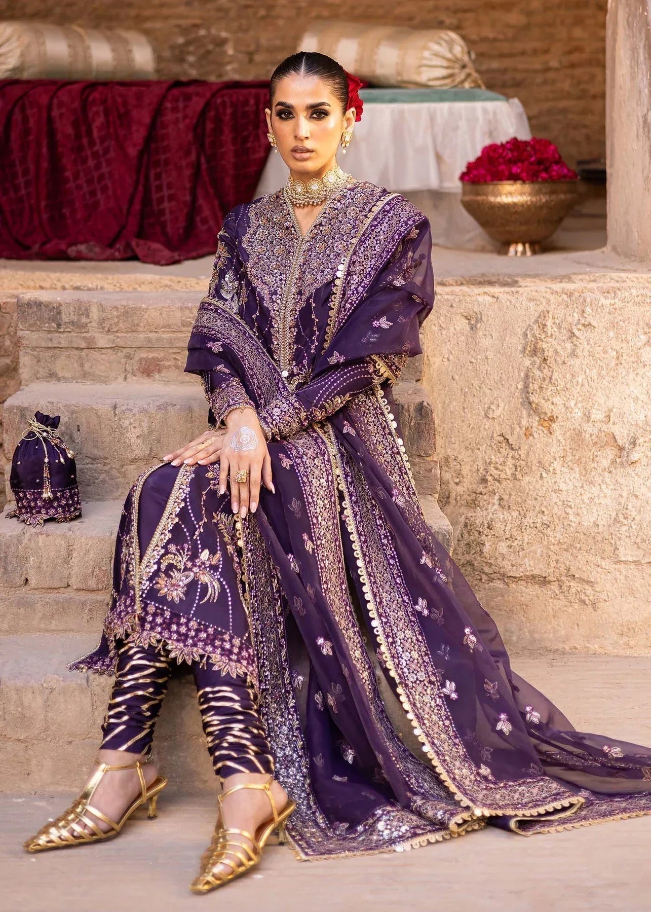 Akbar Aslam | Dastaan Luxury Formals | Haniye - Aqsa Fabrics