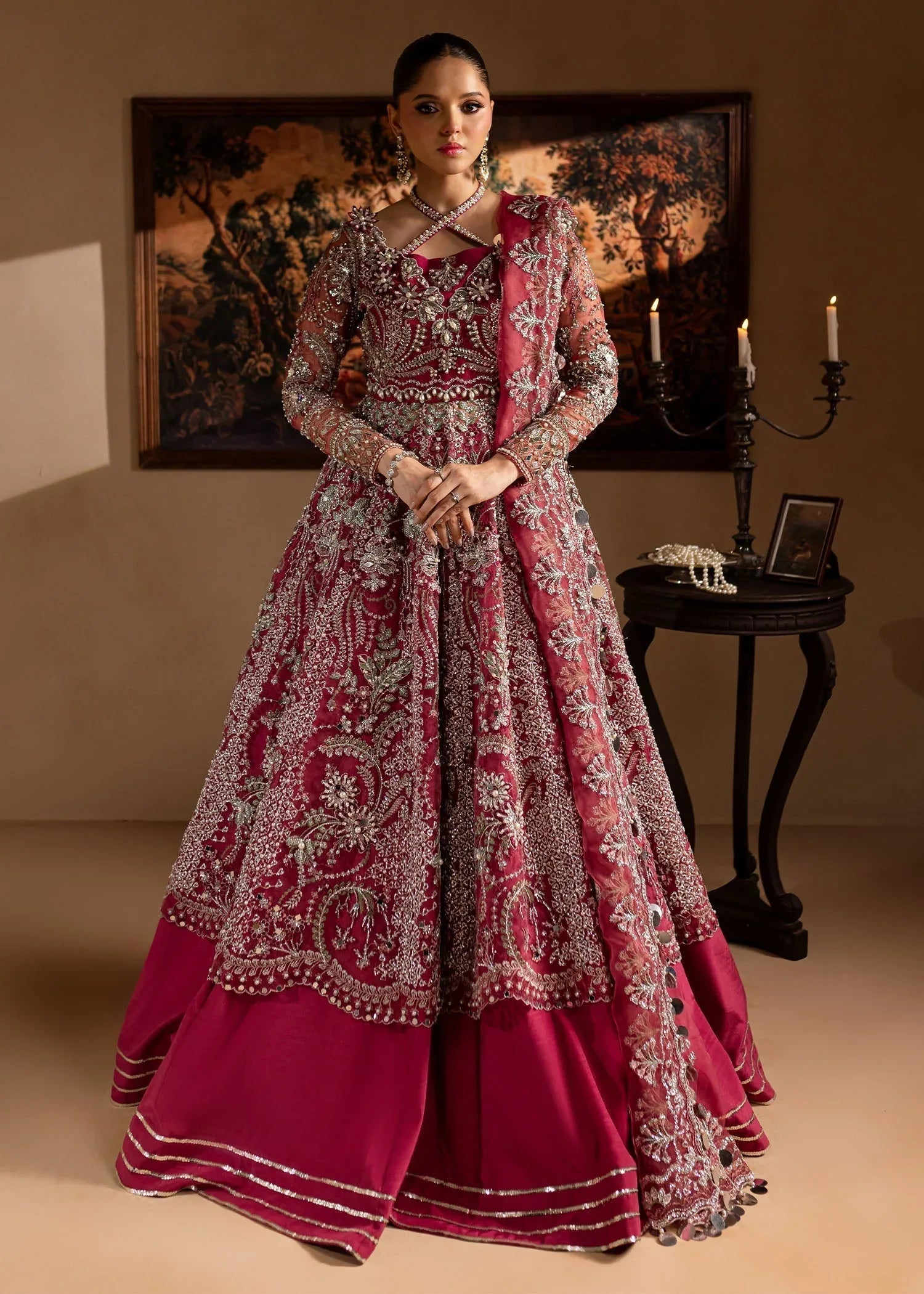 Maria Osama Khan | Lamhay Wedding Festive | Nayab - Aqsa Fabrics