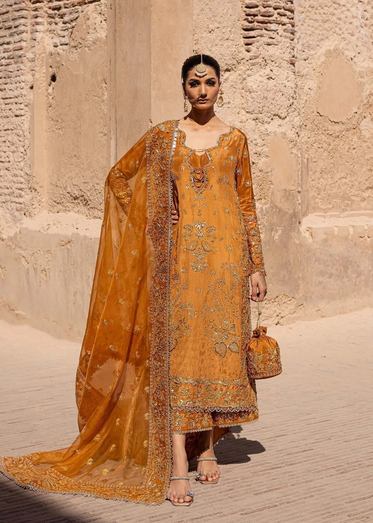 Akbar Aslam | Dastaan Luxury Formals | Zarmisha - Aqsa Fabrics