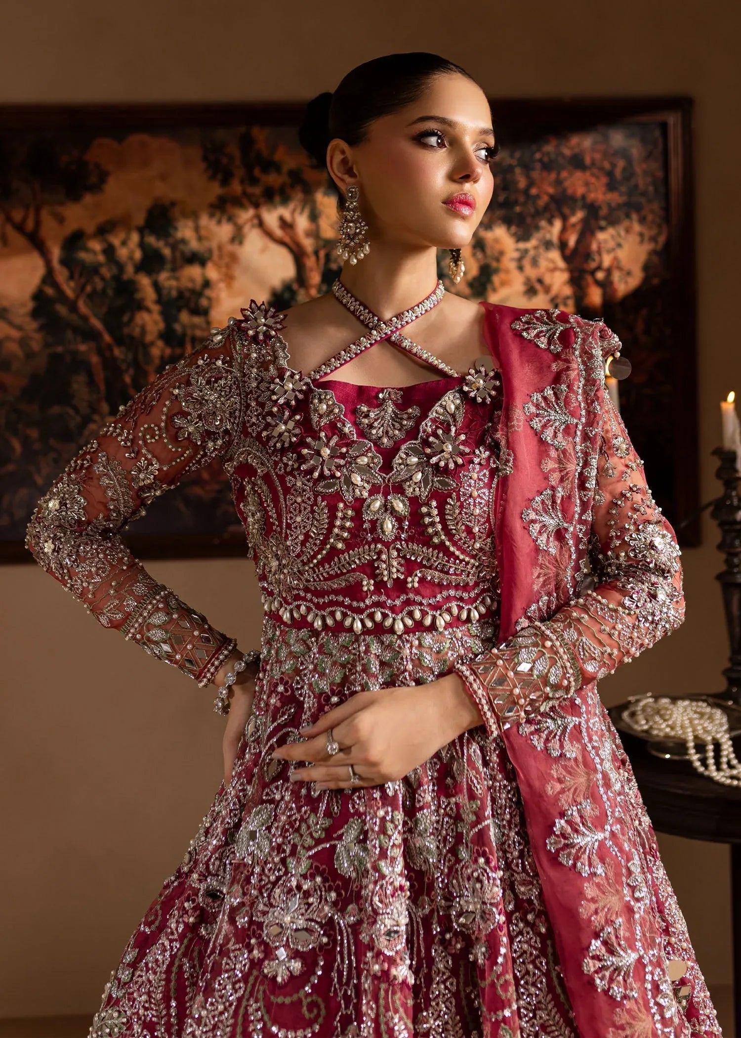 Maria Osama Khan | Lamhay Wedding Festive | Nayab - Aqsa Fabrics
