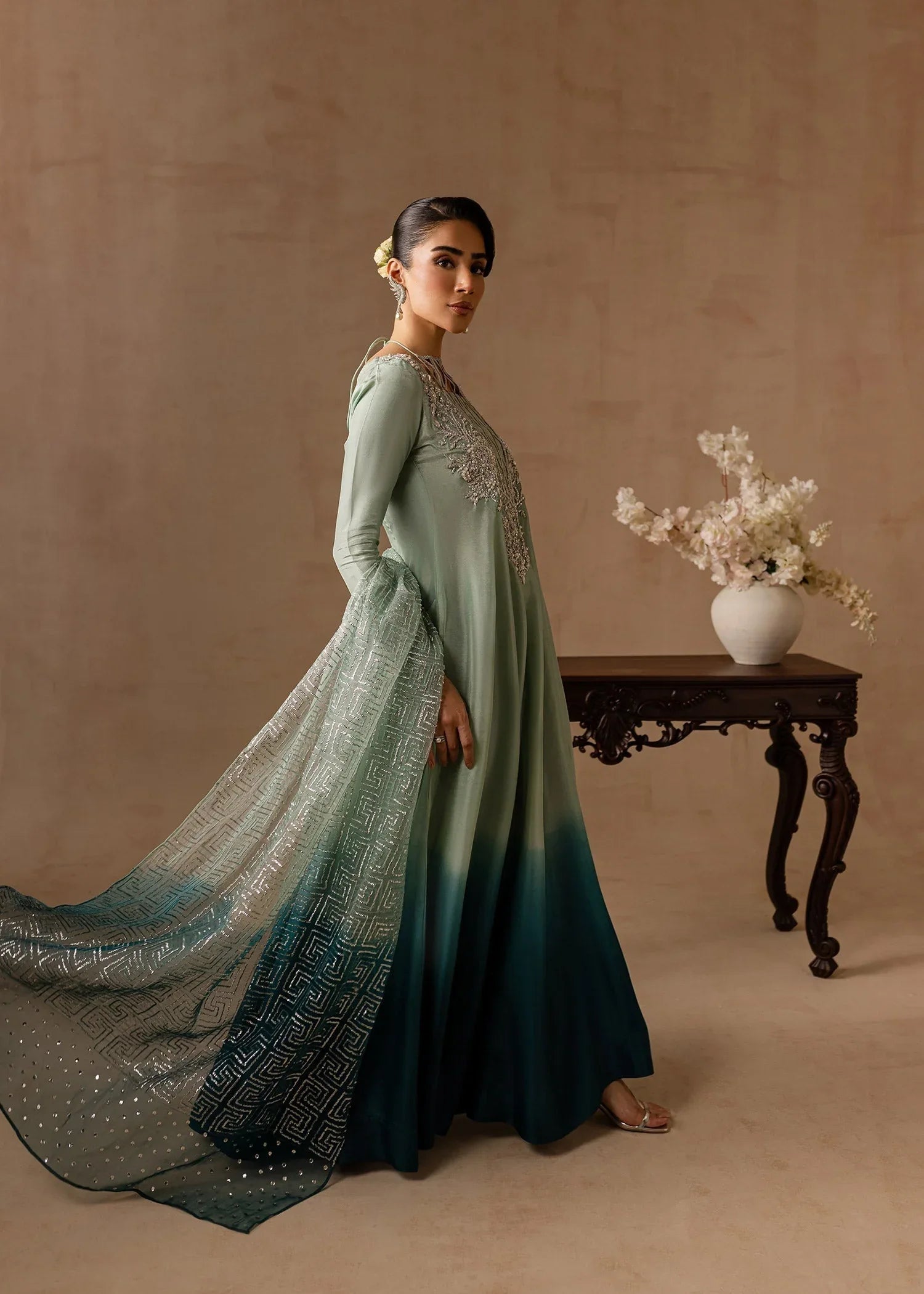 Maria Osama Khan | Noir Bliss Luxury Formals | Aazure - Aqsa Fabrics
