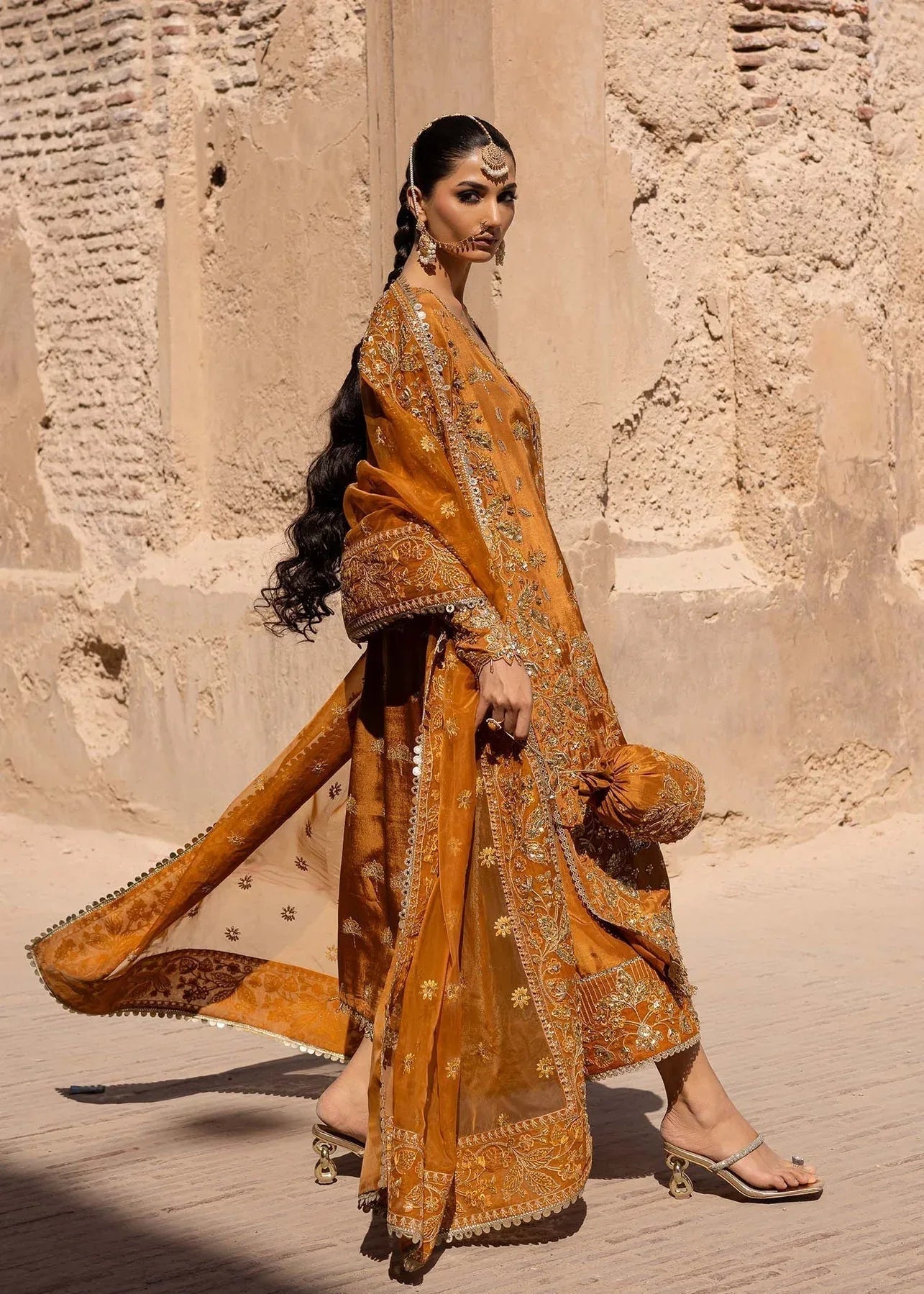 Akbar Aslam | Dastaan Luxury Formals | Zarmisha - Aqsa Fabrics