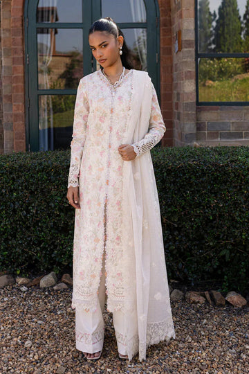 Qalamkar | Q Line Lawn 25 | QM-18 Feeha - Aqsa Fabrics
