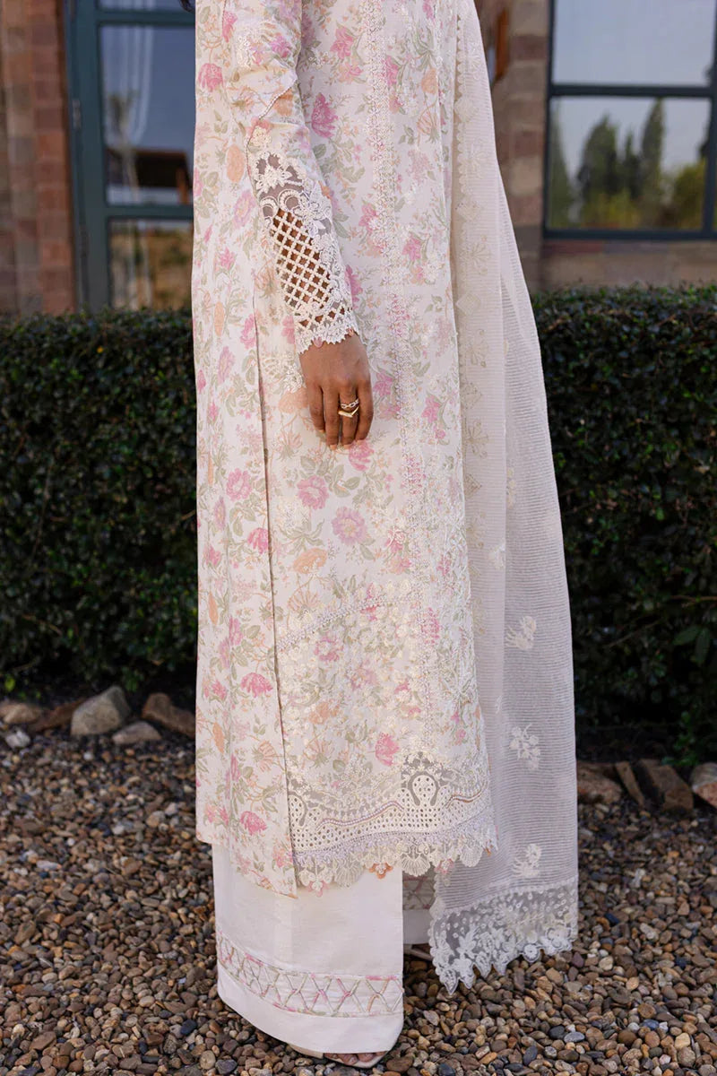 Qalamkar | Q Line Lawn 25 | QM-18 Feeha - Aqsa Fabrics
