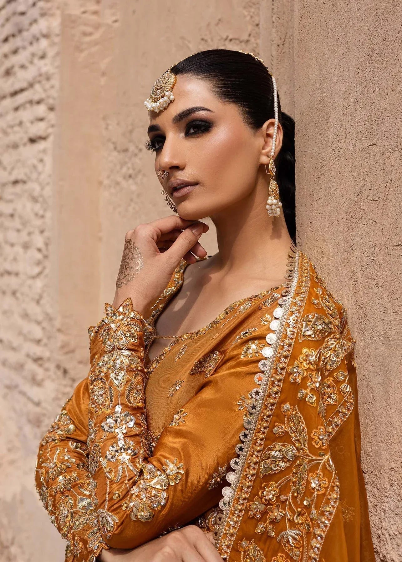 Akbar Aslam | Dastaan Luxury Formals | Zarmisha - Aqsa Fabrics