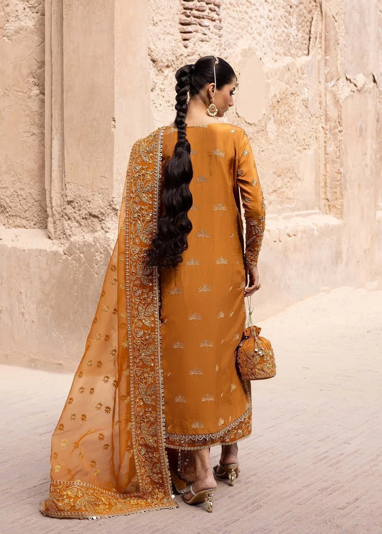 Akbar Aslam | Dastaan Luxury Formals | Zarmisha - Aqsa Fabrics