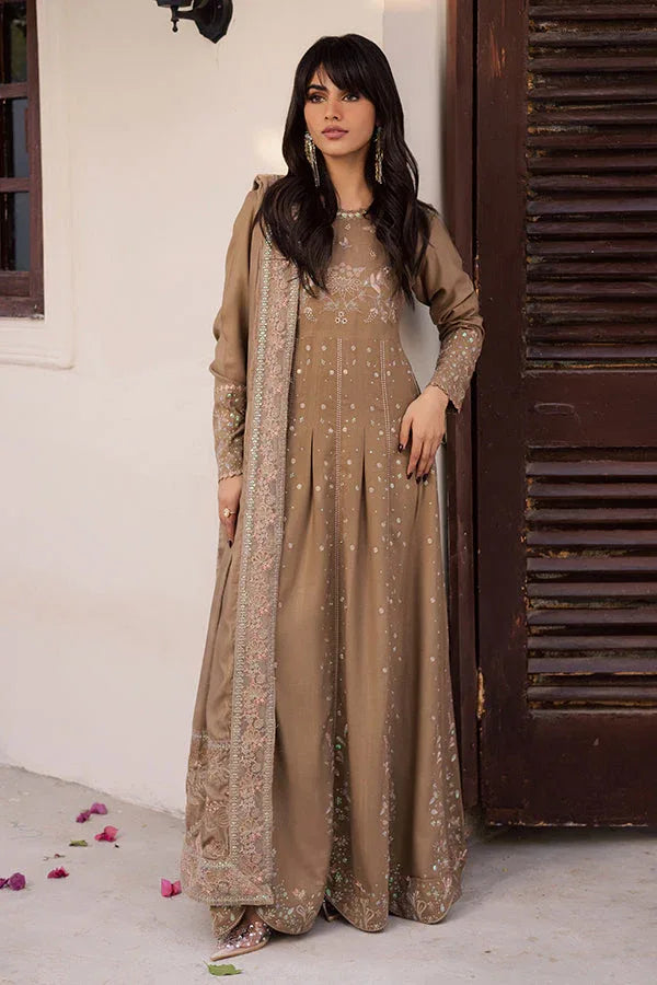 Nureh | Exclusive Leather Peach | NE-212 - Aqsa Fabrics