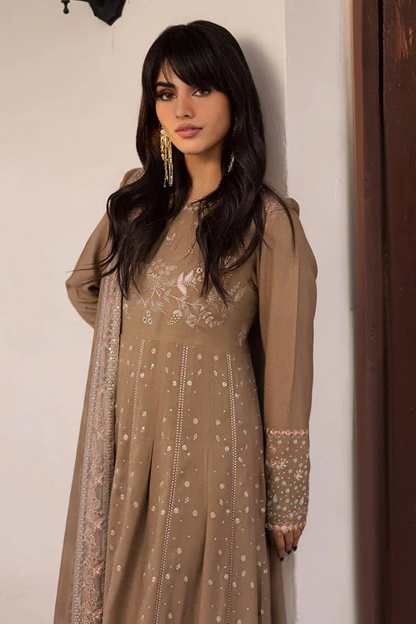 Nureh | Exclusive Leather Peach | NE-212 - Aqsa Fabrics