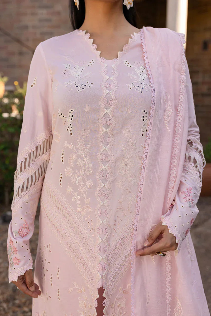 Qalamkar | Q Line Lawn 25 | QM-03 Rune - Aqsa Fabrics