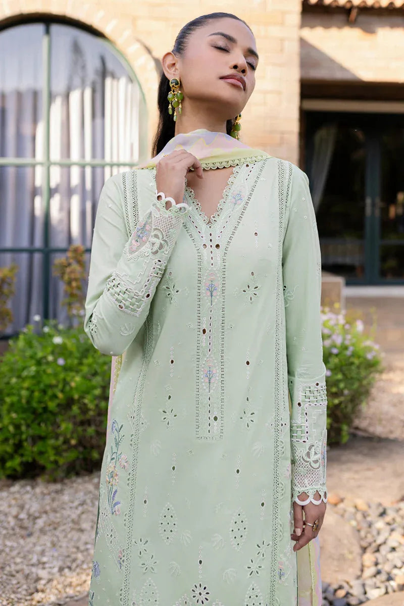 Qalamkar | Q Line Lawn 25 | QM-08 Maia - Aqsa Fabrics
