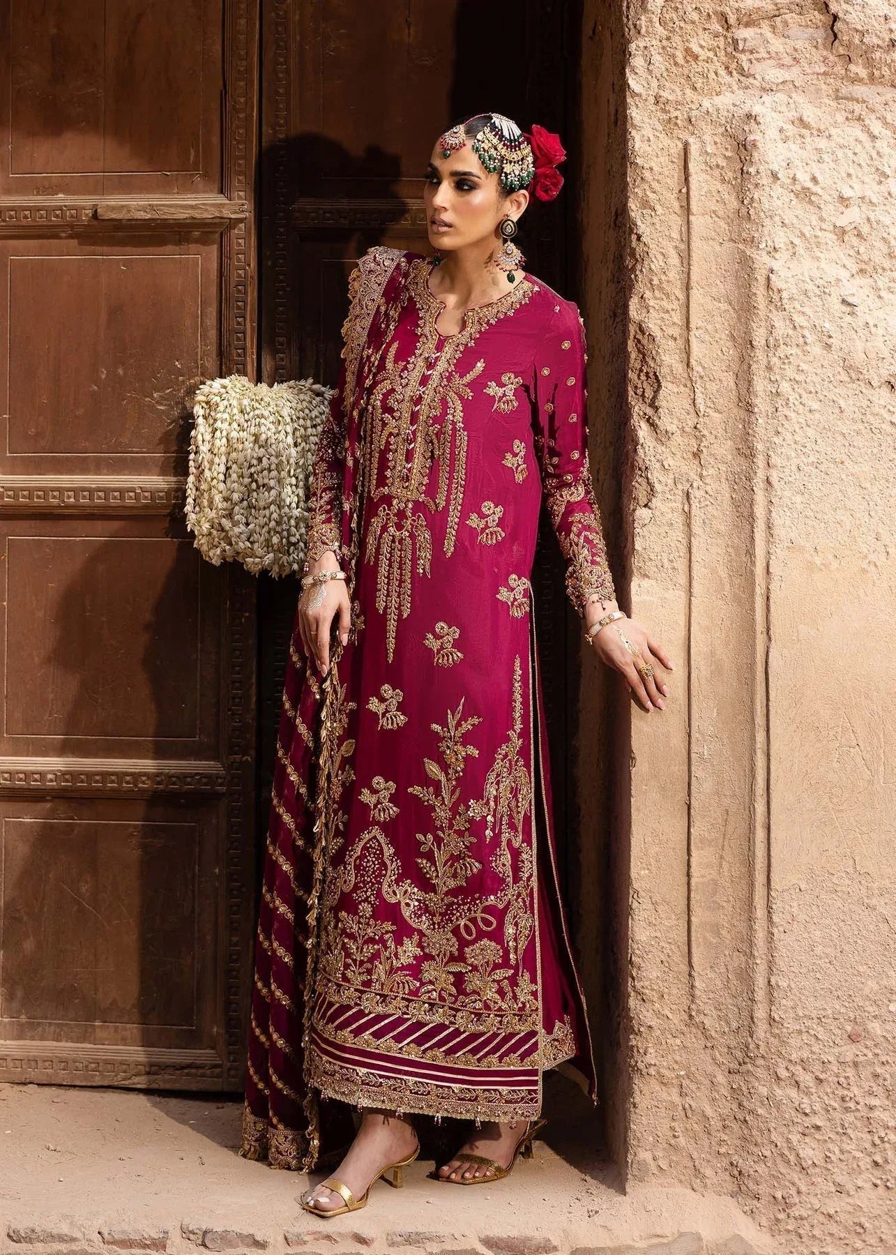 Akbar Aslam | Dastaan Luxury Formals | Gulebahar - Aqsa Fabrics