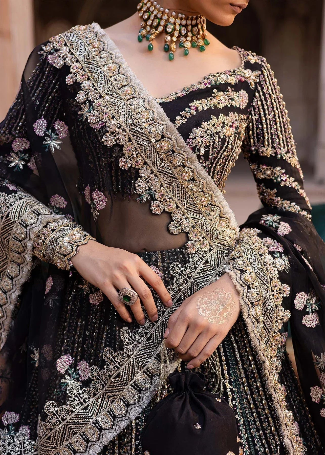 Akbar Aslam | Dastaan Luxury Formals | Nehaab - Aqsa Fabrics