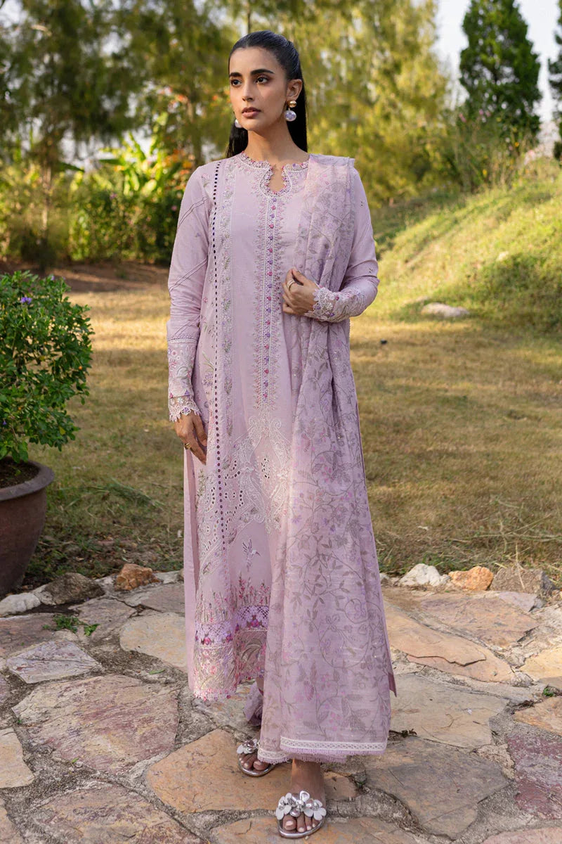 Qalamkar | Q Line Lawn 25 | QM-05 Cecilia - Aqsa Fabrics
