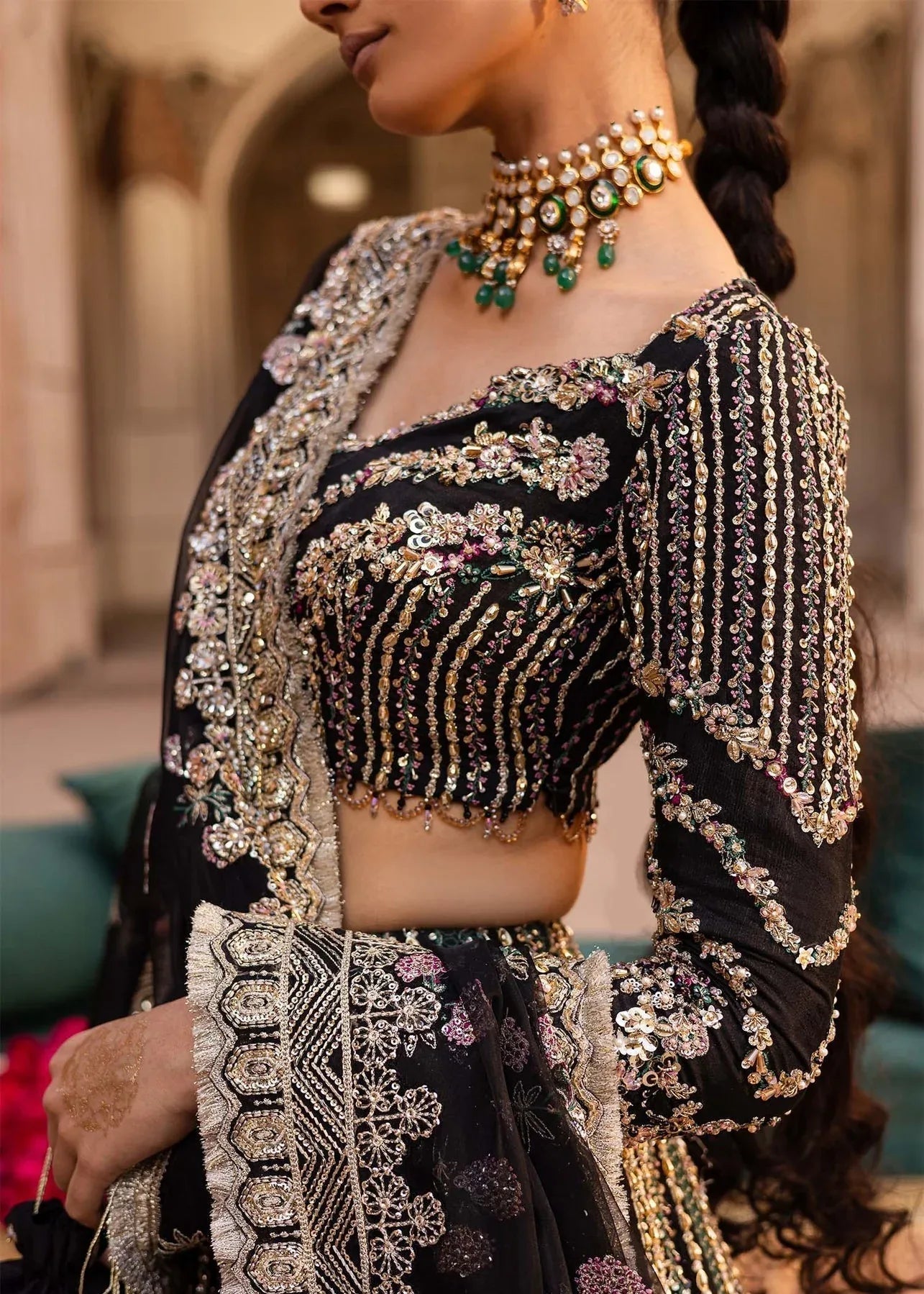 Akbar Aslam | Dastaan Luxury Formals | Nehaab - Aqsa Fabrics