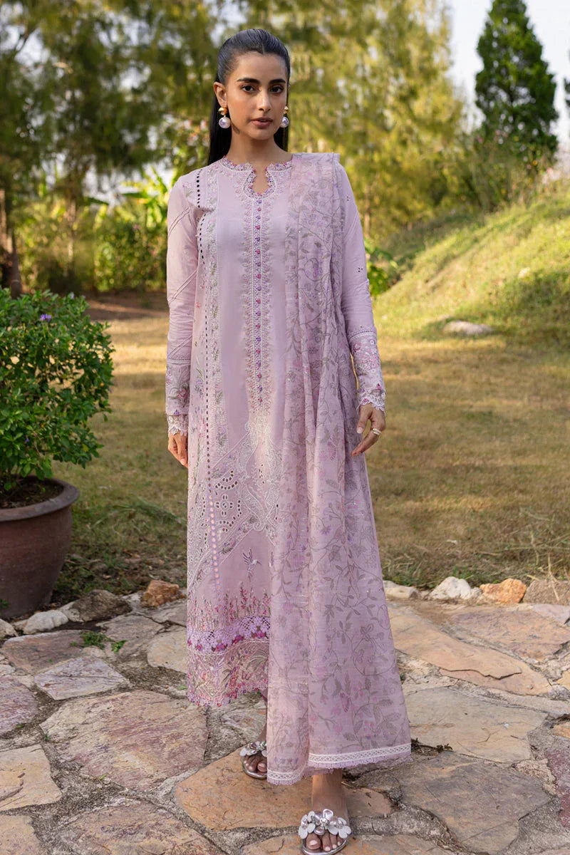 Qalamkar | Q Line Lawn 25 | QM-05 Cecilia - Aqsa Fabrics