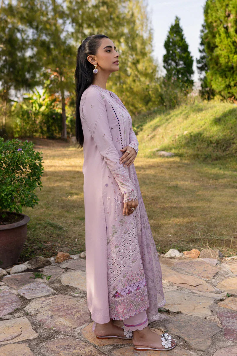 Qalamkar | Q Line Lawn 25 | QM-05 Cecilia - Aqsa Fabrics