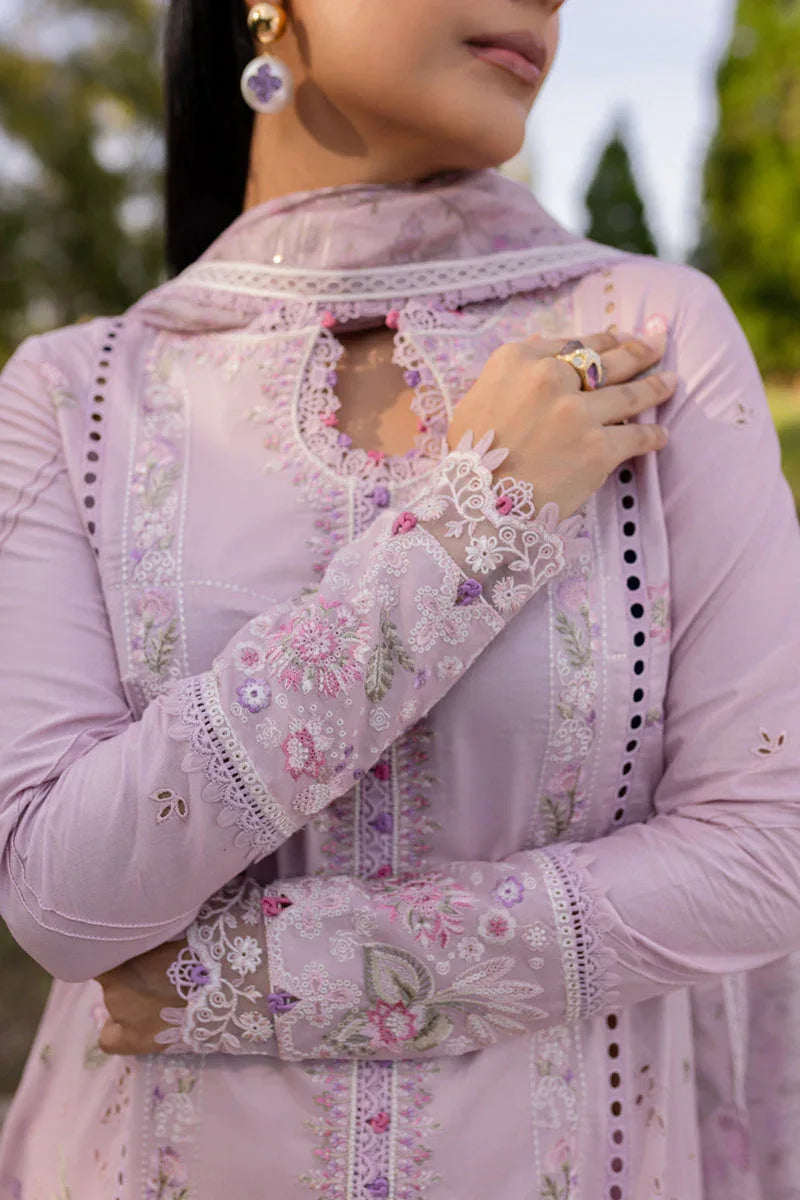 Qalamkar | Q Line Lawn 25 | QM-05 Cecilia - Aqsa Fabrics
