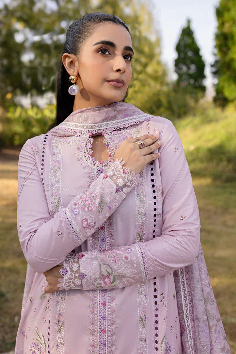 Qalamkar | Q Line Lawn 25 | QM-05 Cecilia - Aqsa Fabrics