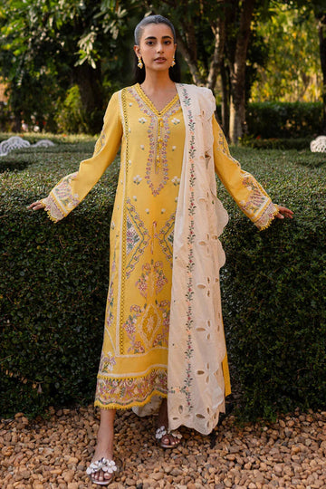 Qalamkar | Q Line Lawn 25 | QM-10 Olena - Aqsa Fabrics