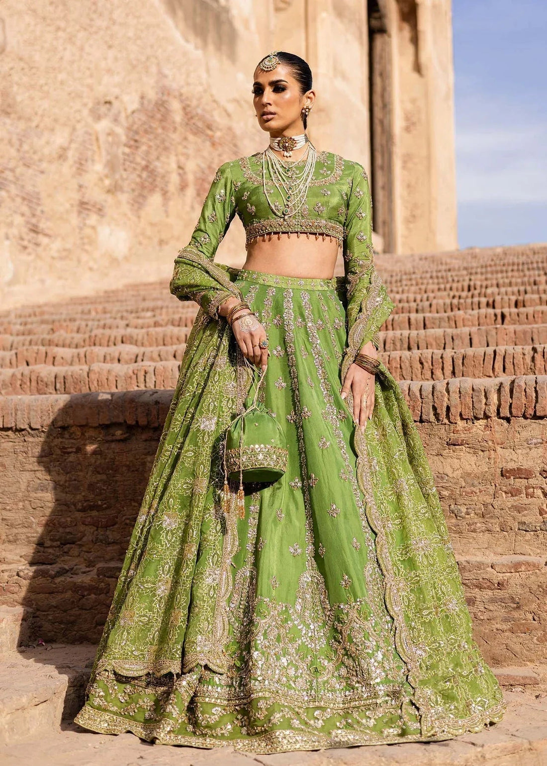 Akbar Aslam | Dastaan Luxury Formals | Nashmira - Aqsa Fabrics