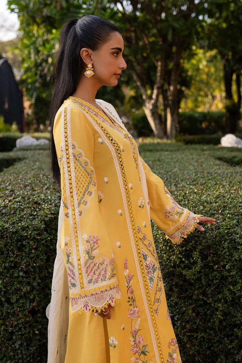 Qalamkar | Q Line Lawn 25 | QM-10 Olena - Aqsa Fabrics