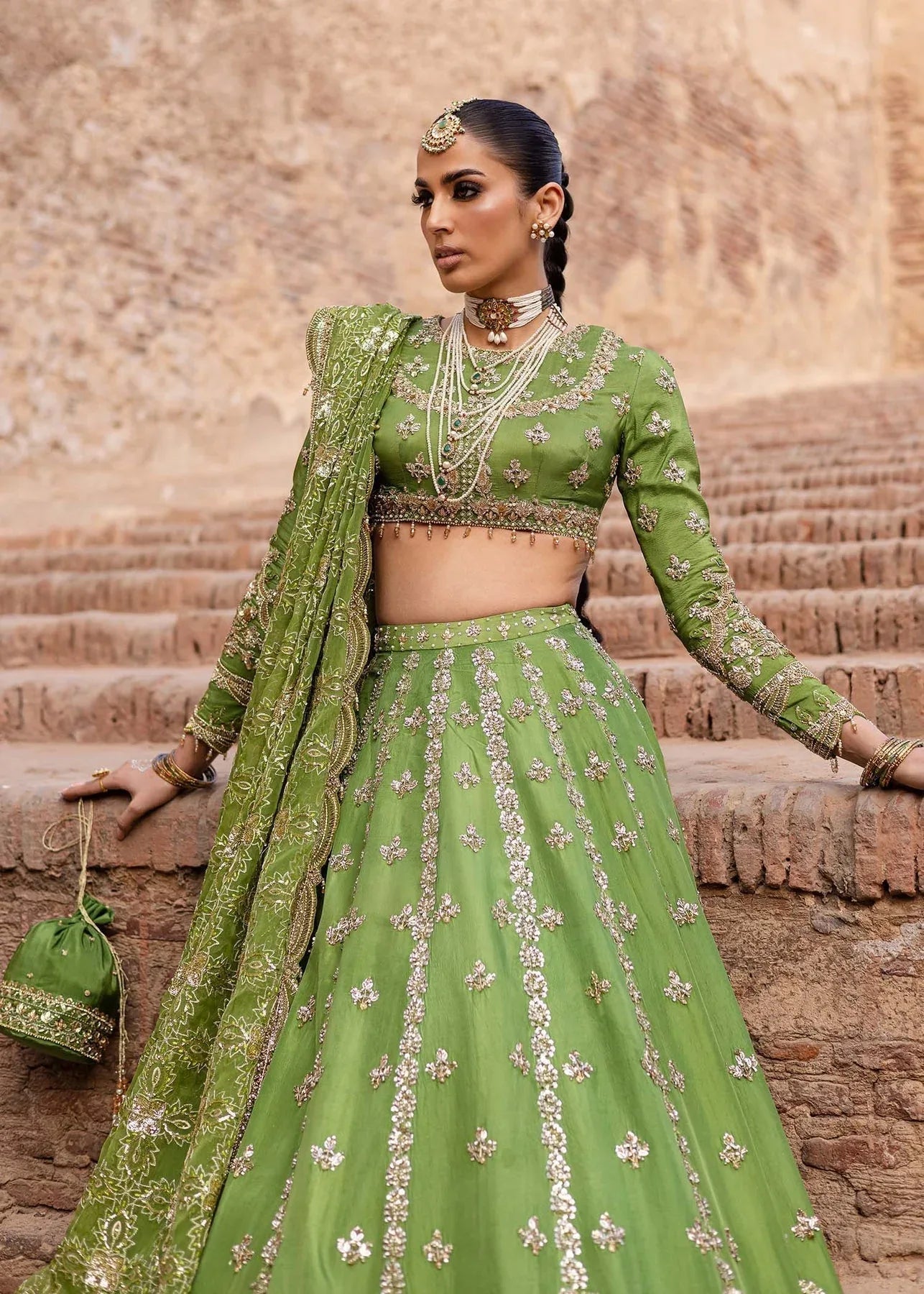 Akbar Aslam | Dastaan Luxury Formals | Nashmira - Aqsa Fabrics
