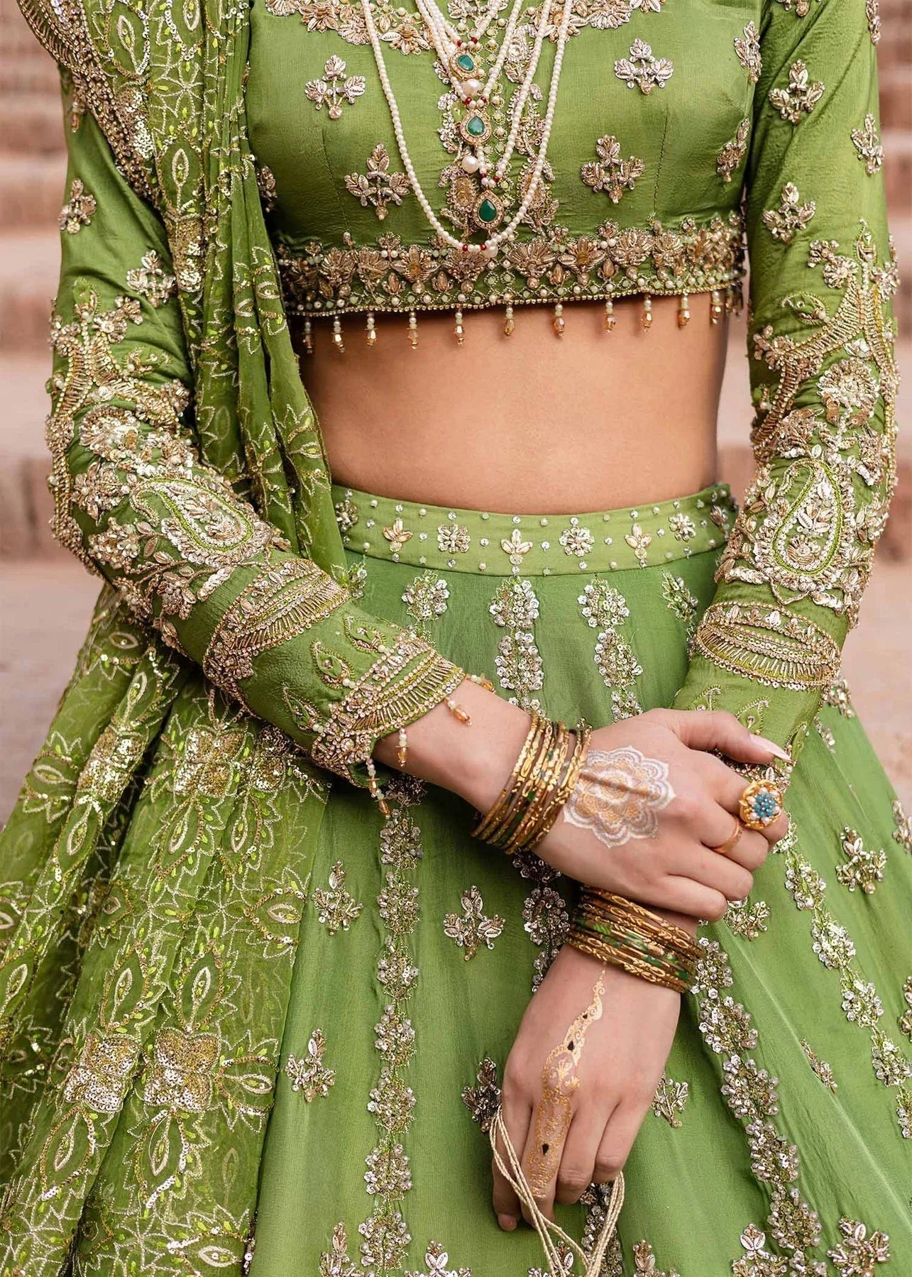 Akbar Aslam | Dastaan Luxury Formals | Nashmira - Aqsa Fabrics