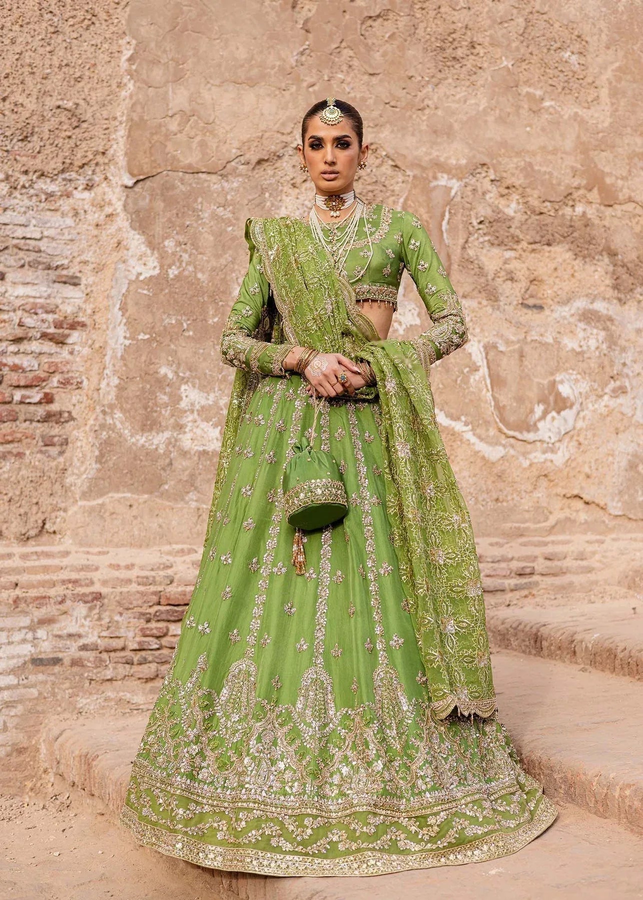 Akbar Aslam | Dastaan Luxury Formals | Nashmira - Aqsa Fabrics