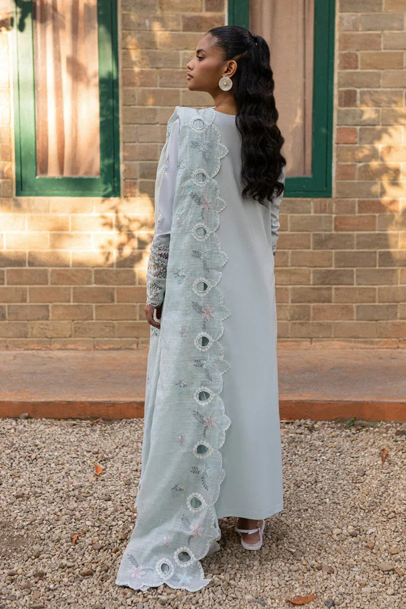 Qalamkar | Q Line Lawn 25 | QM-16 Lune - Aqsa Fabrics
