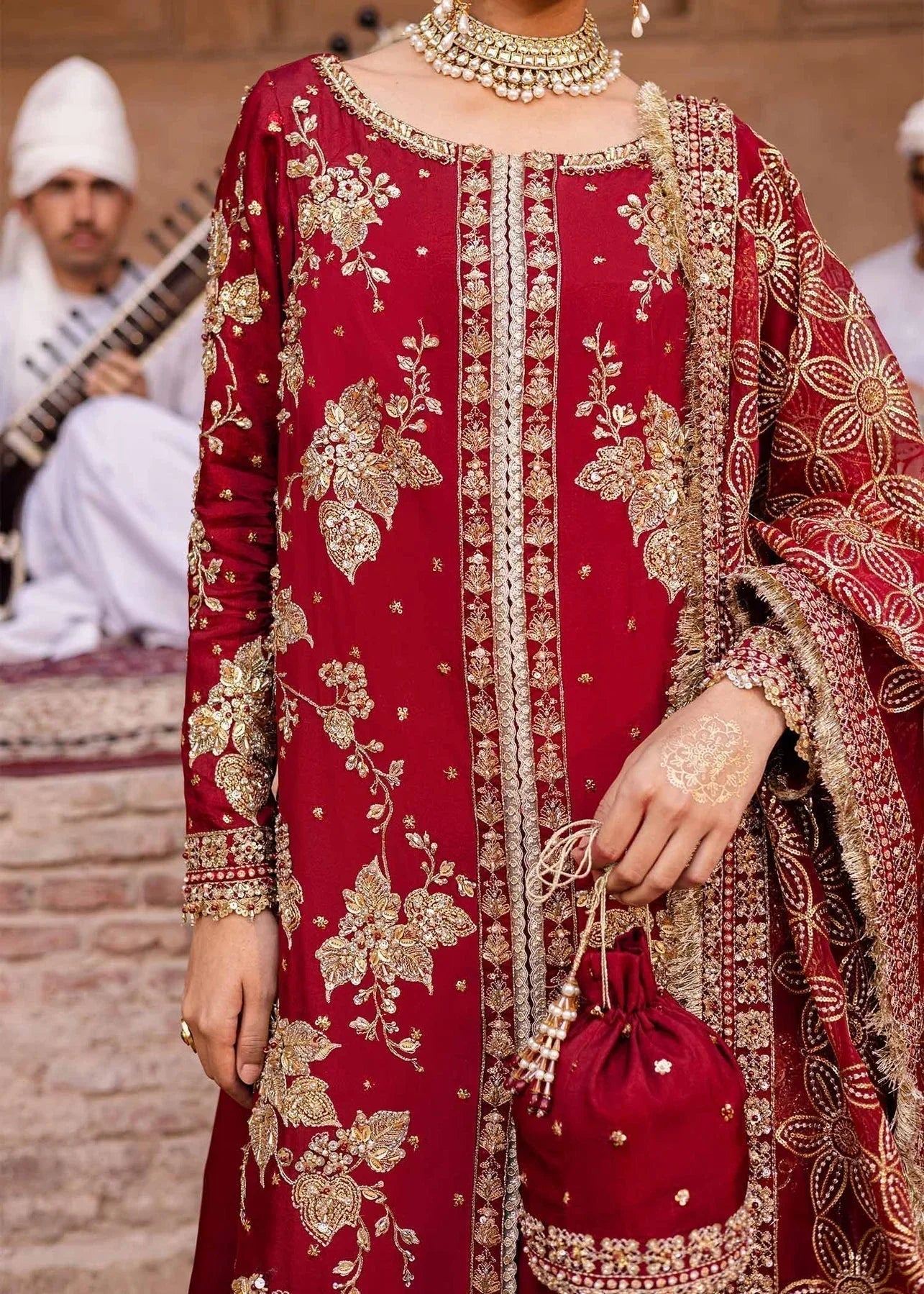 Akbar Aslam | Dastaan Luxury Formals | Arusa - Aqsa Fabrics