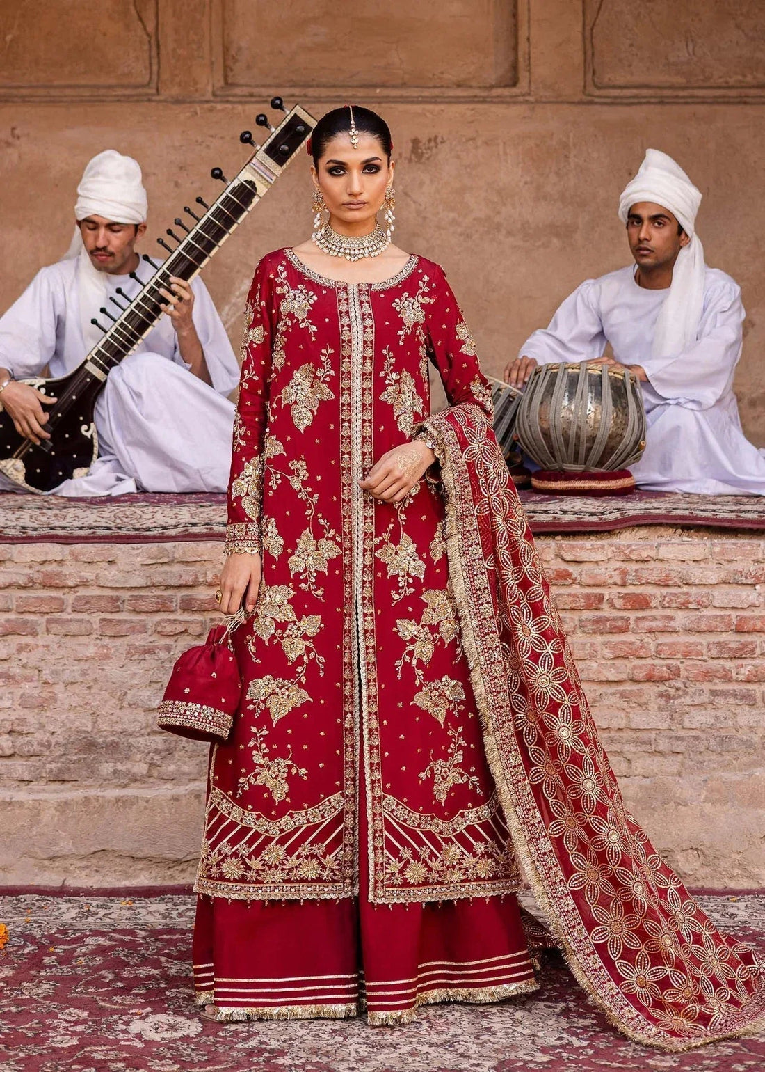 Akbar Aslam | Dastaan Luxury Formals | Arusa - Aqsa Fabrics