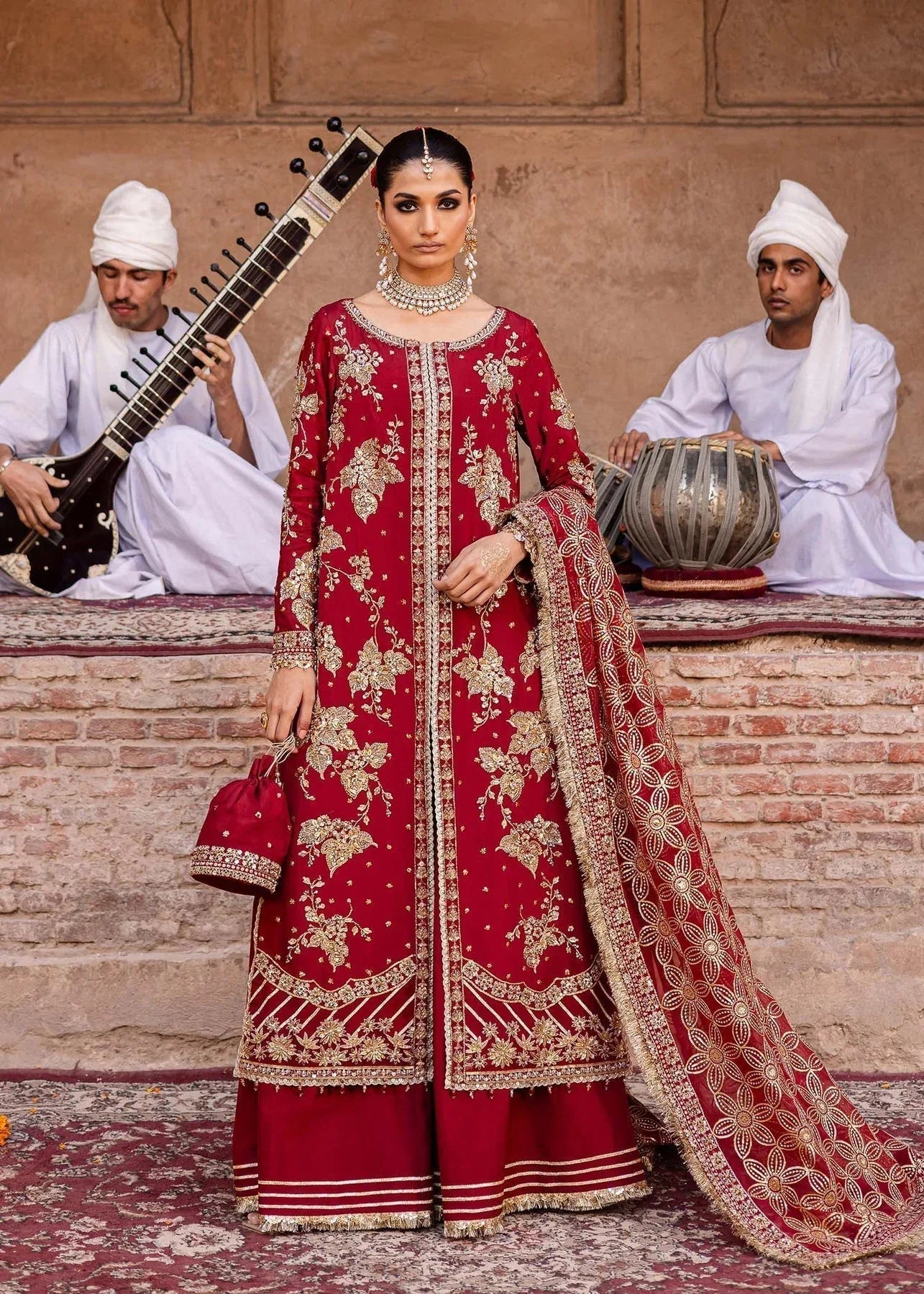 Akbar Aslam | Dastaan Luxury Formals | Arusa - Aqsa Fabrics