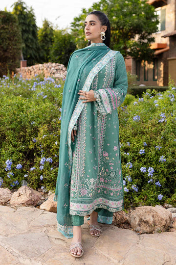 Qalamkar | Q Line Lawn 25 | QM-06 Omi - Aqsa Fabrics