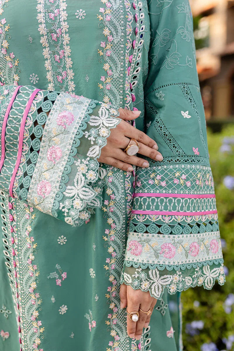 Qalamkar | Q Line Lawn 25 | QM-06 Omi - Aqsa Fabrics