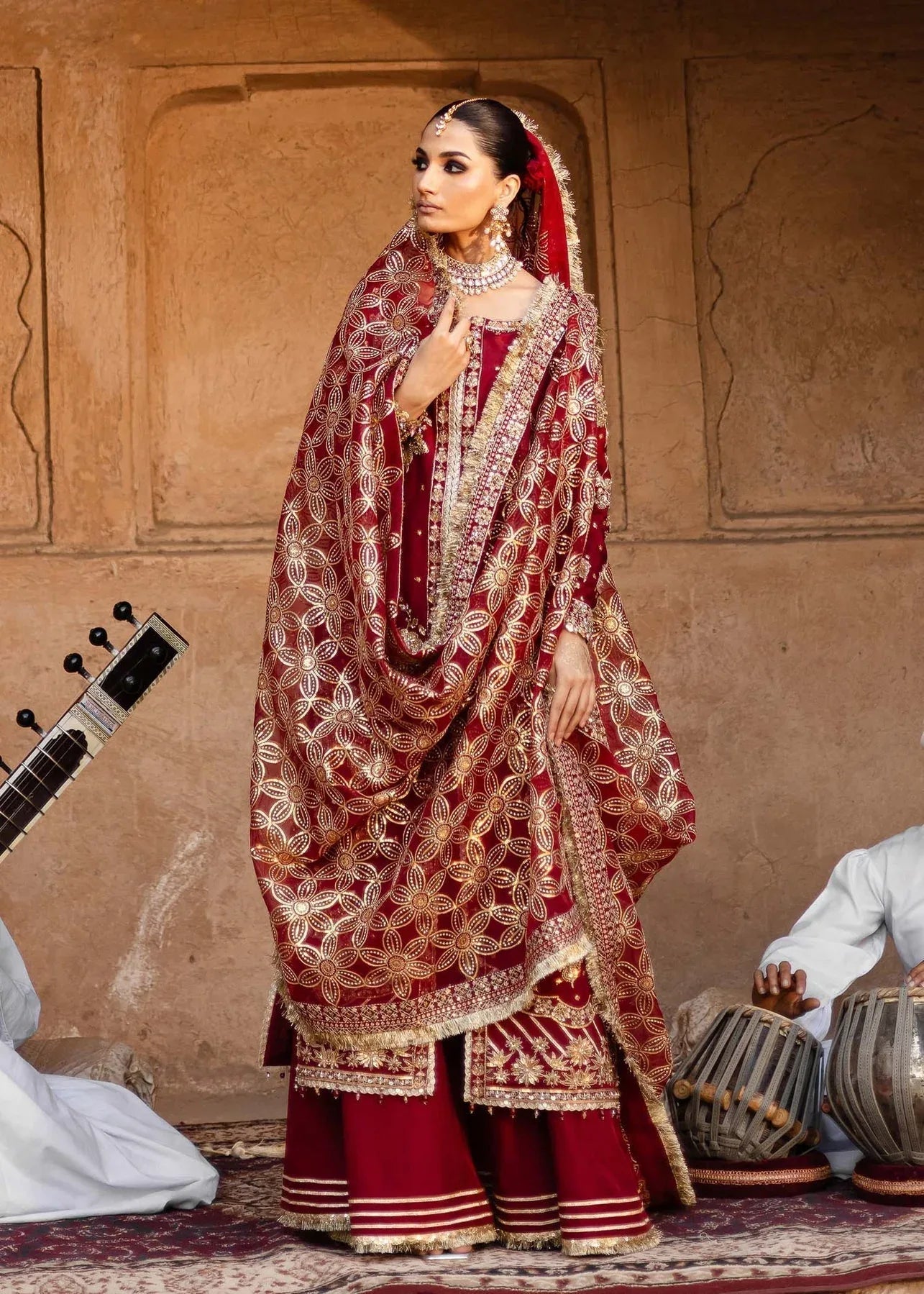 Akbar Aslam | Dastaan Luxury Formals | Arusa - Aqsa Fabrics