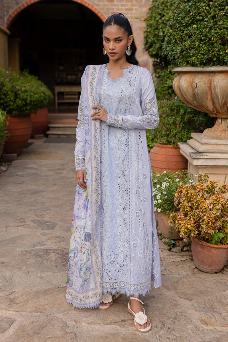 Qalamkar | Q Line Lawn 25 | QM-17 Lyla - Aqsa Fabrics