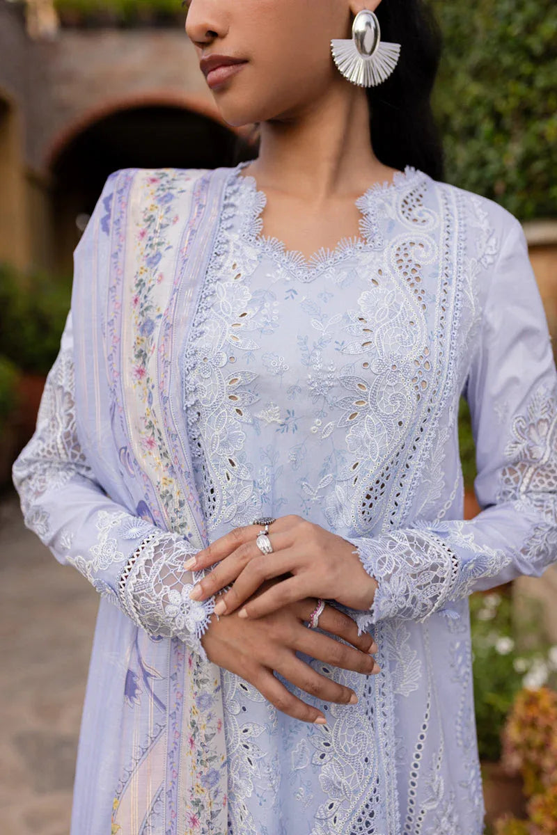 Qalamkar | Q Line Lawn 25 | QM-17 Lyla - Aqsa Fabrics