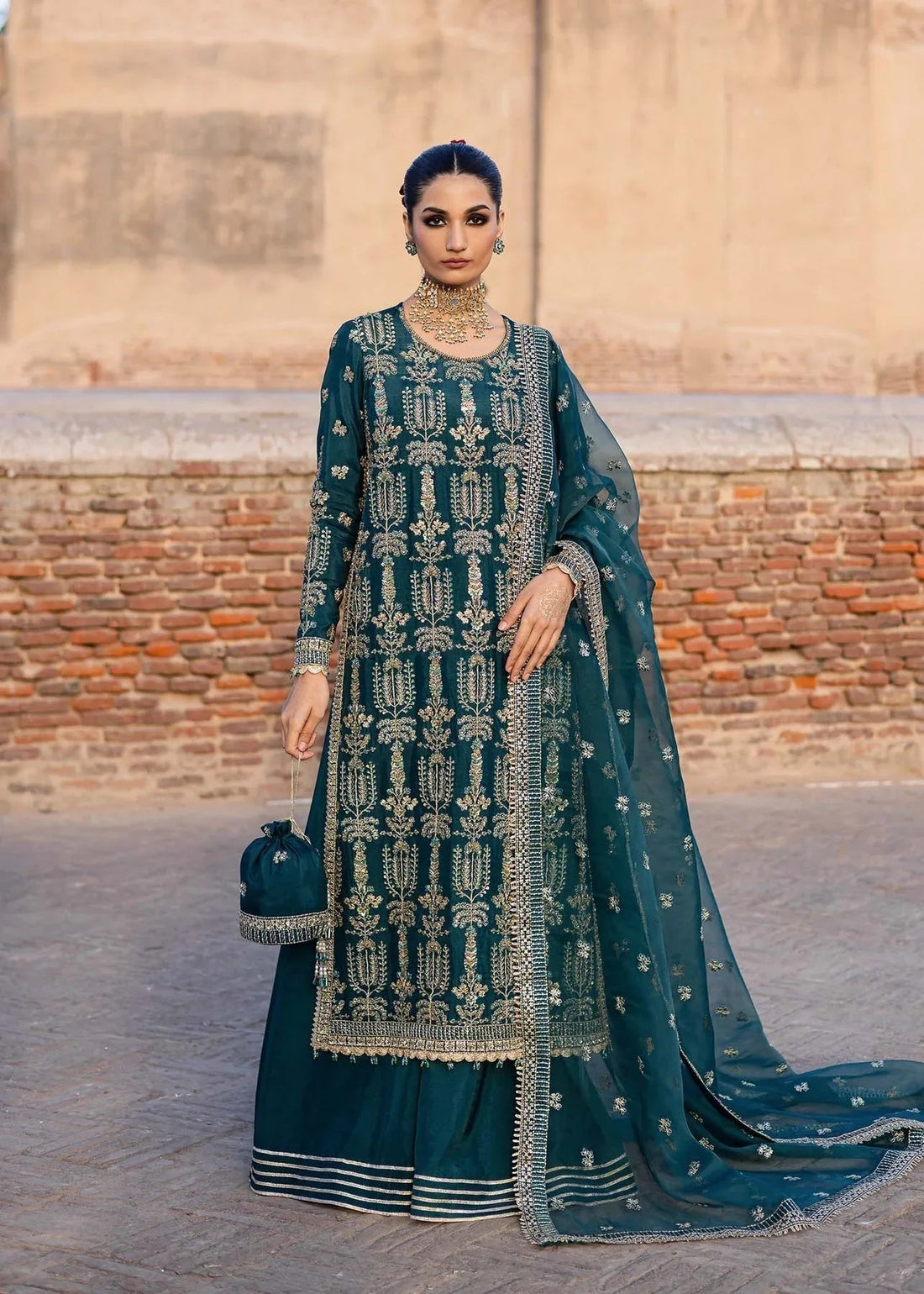 Akbar Aslam | Dastaan Luxury Formals | Nazgul - Aqsa Fabrics
