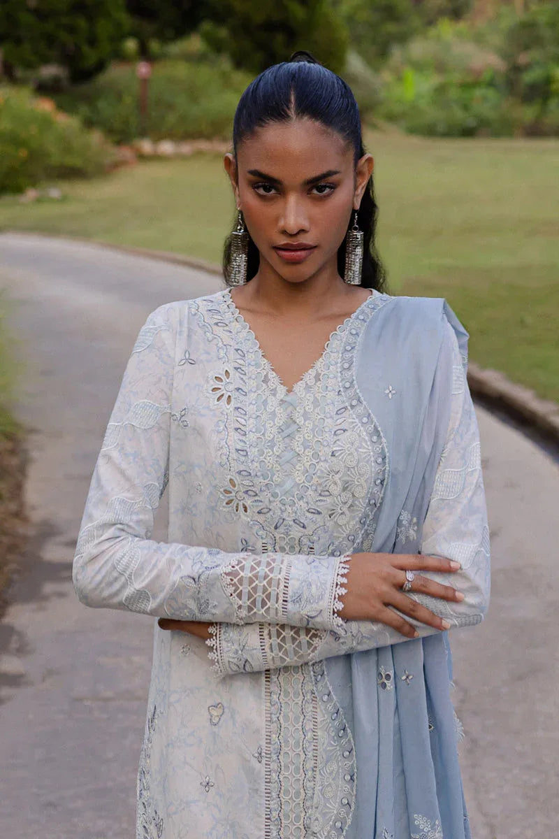 Qalamkar | Q Line Lawn 25 | QM-07 Kian - Aqsa Fabrics