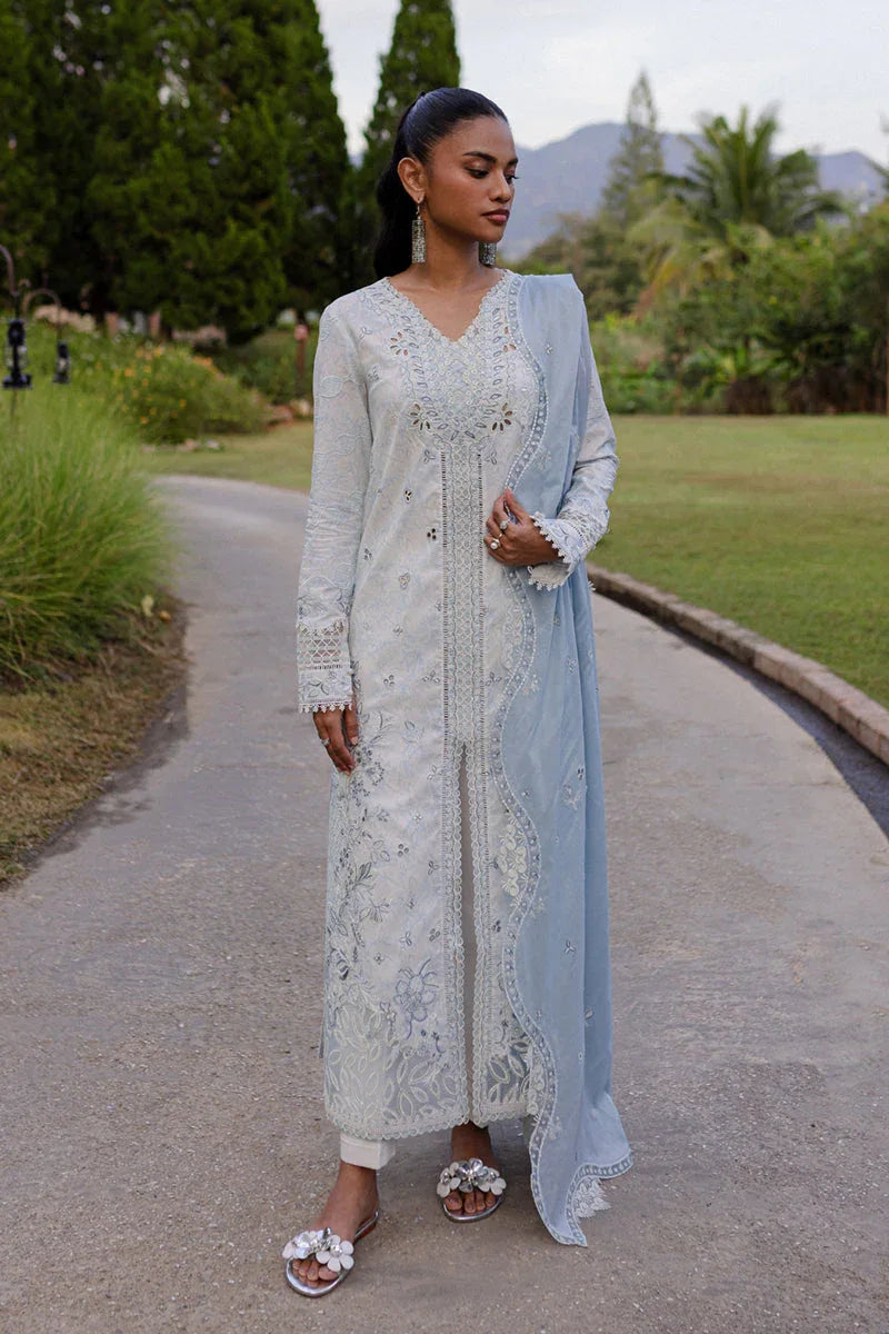 Qalamkar | Q Line Lawn 25 | QM-07 Kian - Aqsa Fabrics