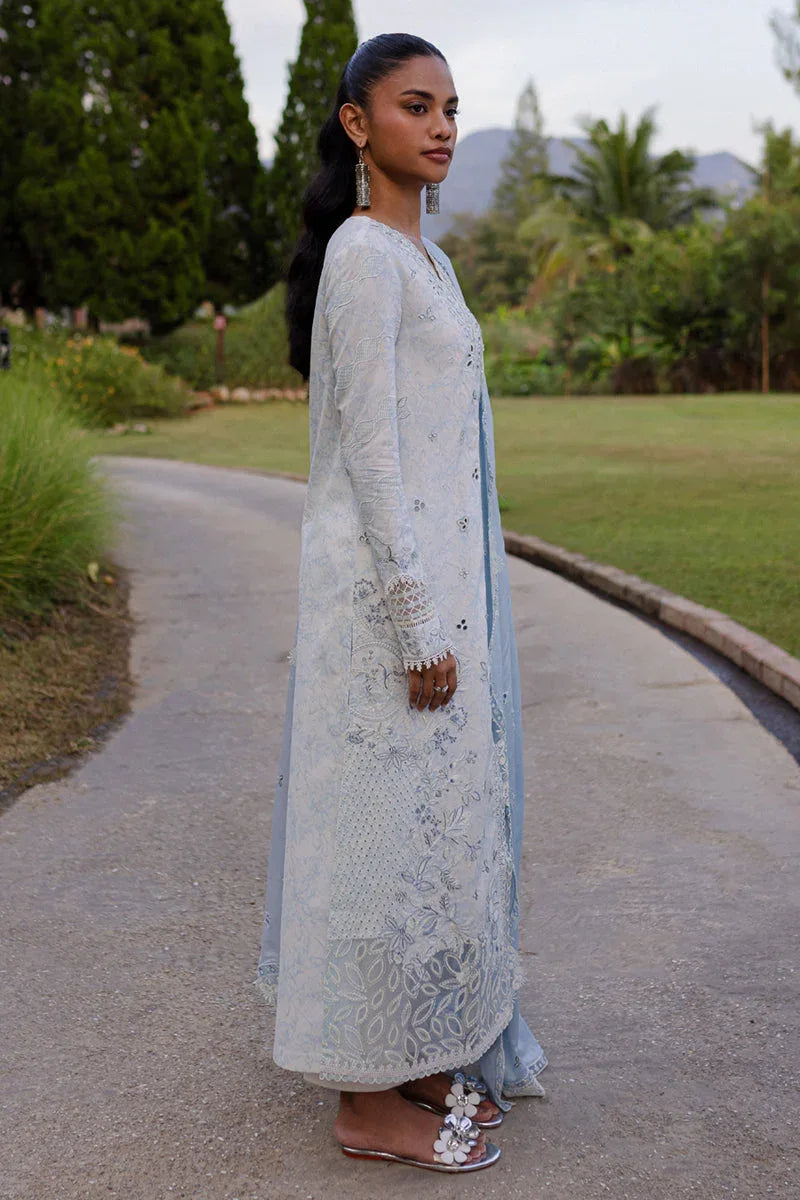 Qalamkar | Q Line Lawn 25 | QM-07 Kian - Aqsa Fabrics