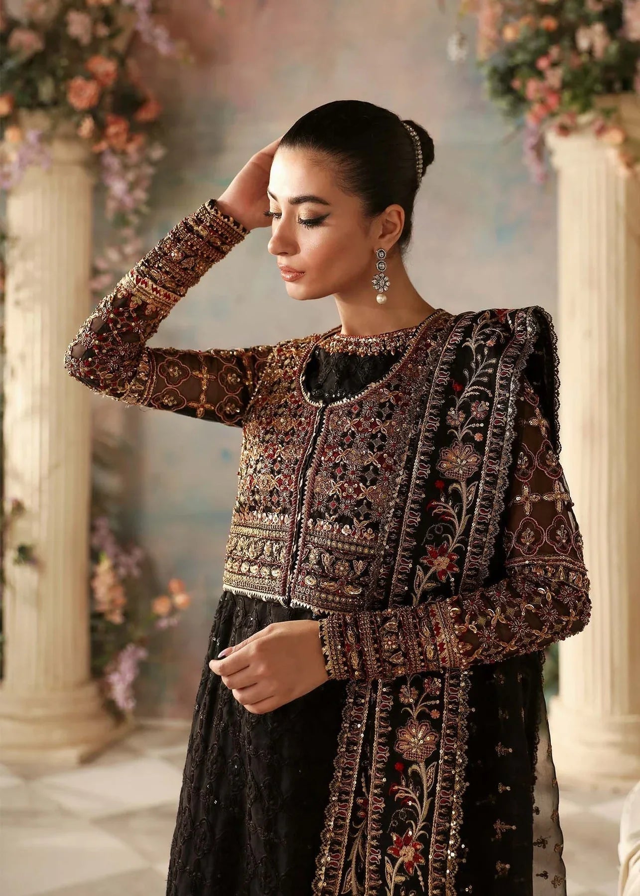 Akbar Aslam | Aleia Luxury Formals | Ebene - Aqsa Fabrics